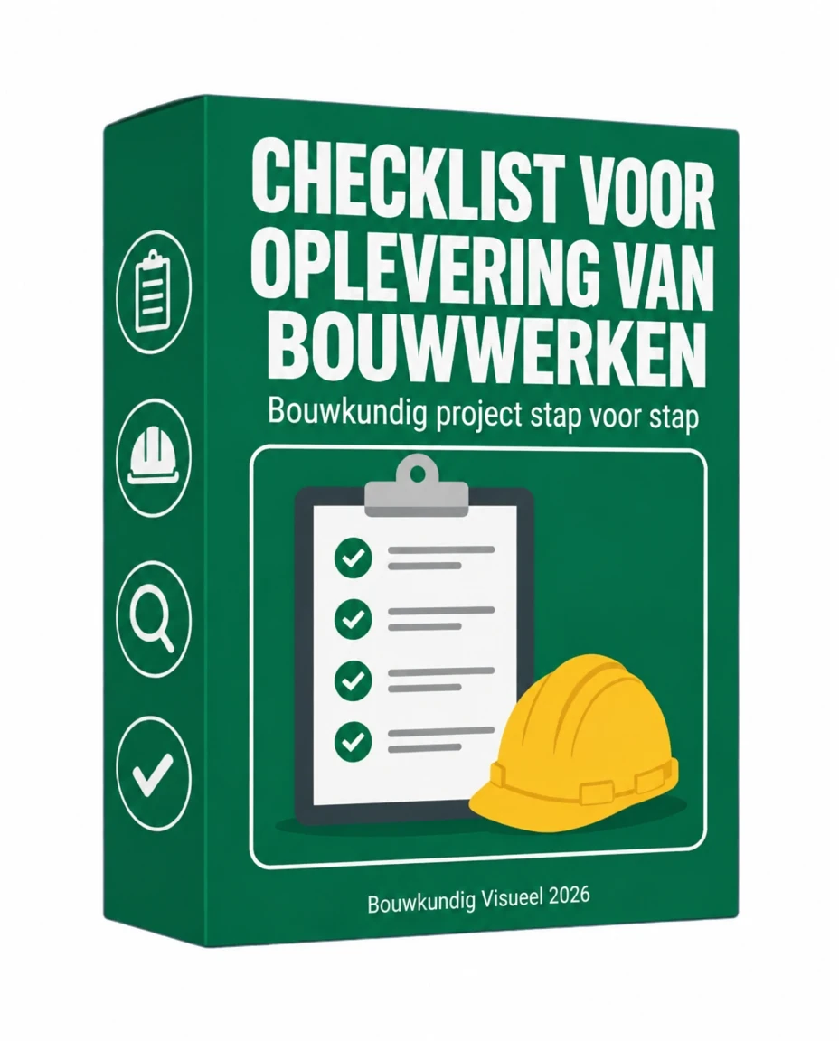 Bonus 2, checklist voor oplevering van bouwwerken